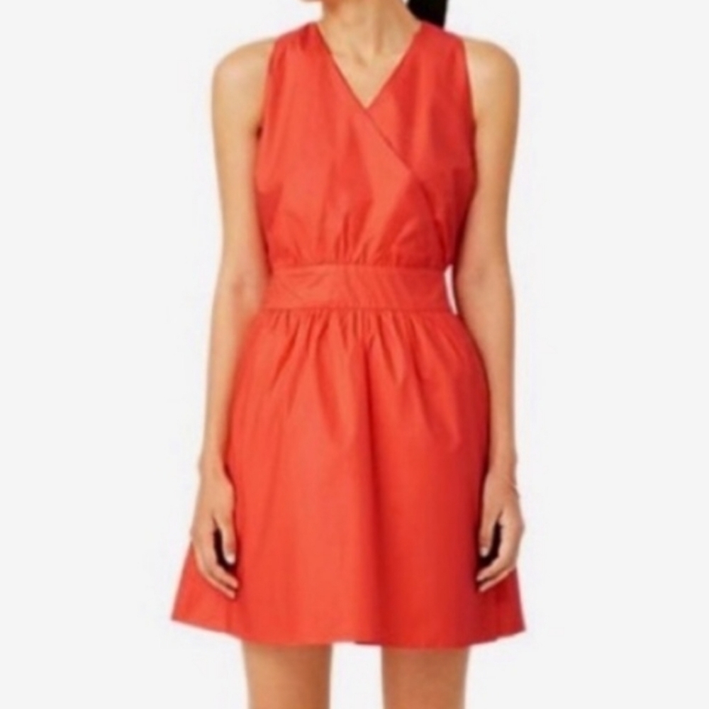 Kate Spade Saturday Open Back Cotton Wrap Dress 0